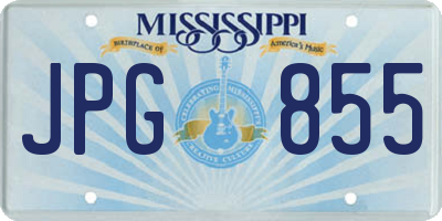 MS license plate JPG855