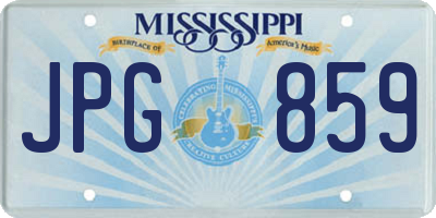 MS license plate JPG859