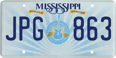 MS license plate JPG863