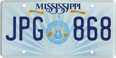 MS license plate JPG868