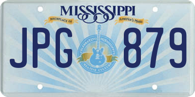 MS license plate JPG879