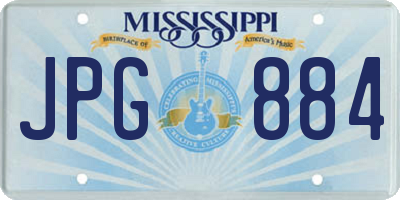 MS license plate JPG884