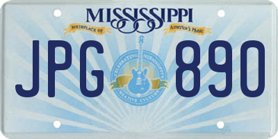 MS license plate JPG890