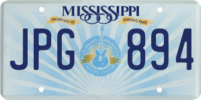 MS license plate JPG894