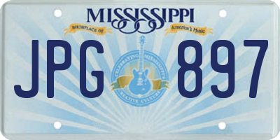 MS license plate JPG897
