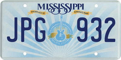 MS license plate JPG932