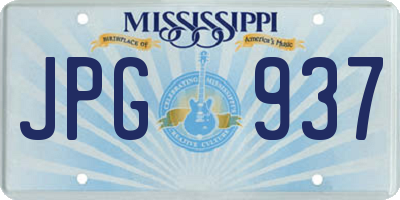 MS license plate JPG937