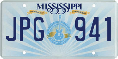 MS license plate JPG941