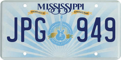 MS license plate JPG949