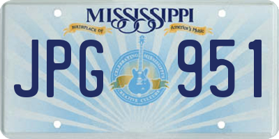 MS license plate JPG951