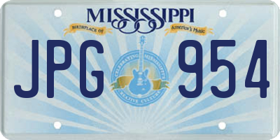 MS license plate JPG954