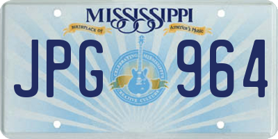 MS license plate JPG964