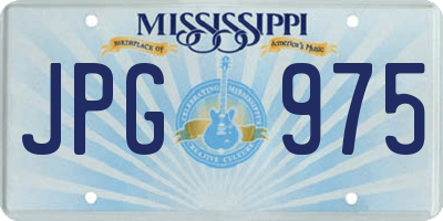 MS license plate JPG975