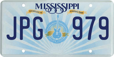MS license plate JPG979