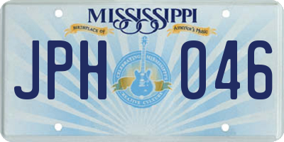 MS license plate JPH046