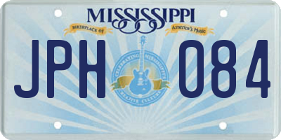 MS license plate JPH084