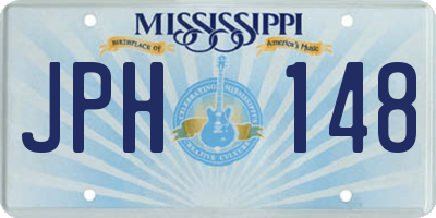 MS license plate JPH148