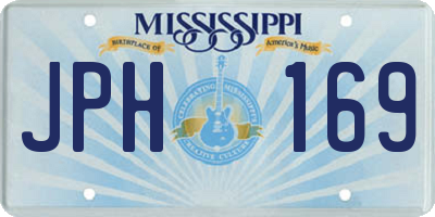 MS license plate JPH169