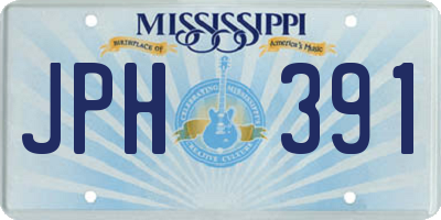 MS license plate JPH391