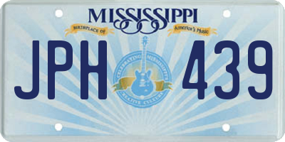 MS license plate JPH439