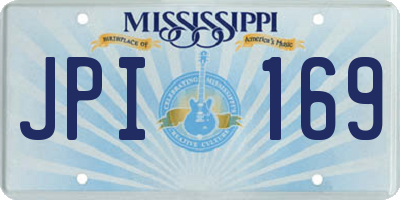 MS license plate JPI169