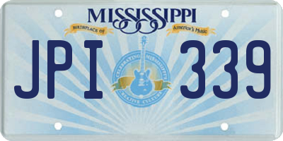 MS license plate JPI339