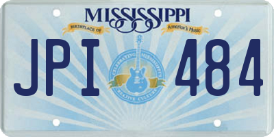 MS license plate JPI484