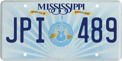 MS license plate JPI489
