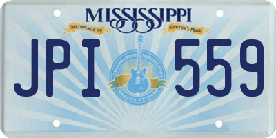 MS license plate JPI559