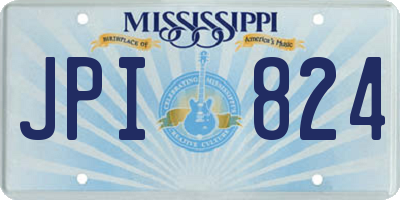 MS license plate JPI824