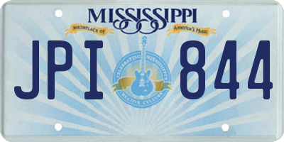 MS license plate JPI844