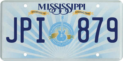 MS license plate JPI879