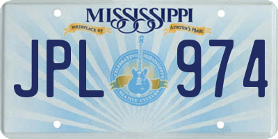 MS license plate JPL974