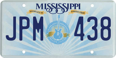 MS license plate JPM438