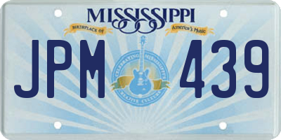 MS license plate JPM439