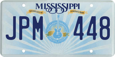 MS license plate JPM448