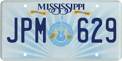 MS license plate JPM629