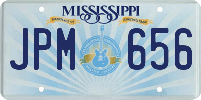 MS license plate JPM656