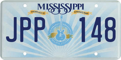 MS license plate JPP148