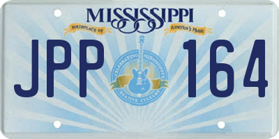 MS license plate JPP164
