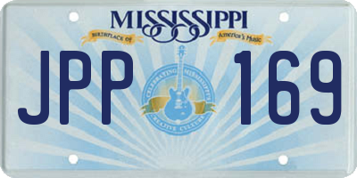 MS license plate JPP169
