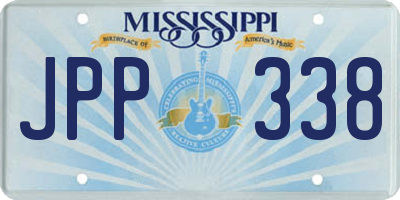 MS license plate JPP338