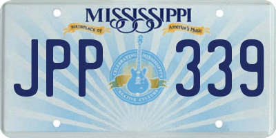 MS license plate JPP339
