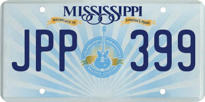 MS license plate JPP399
