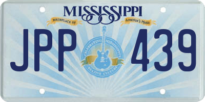 MS license plate JPP439