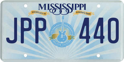MS license plate JPP440