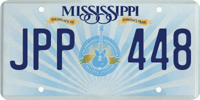 MS license plate JPP448
