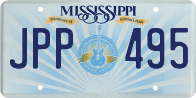MS license plate JPP495