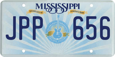 MS license plate JPP656
