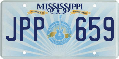 MS license plate JPP659